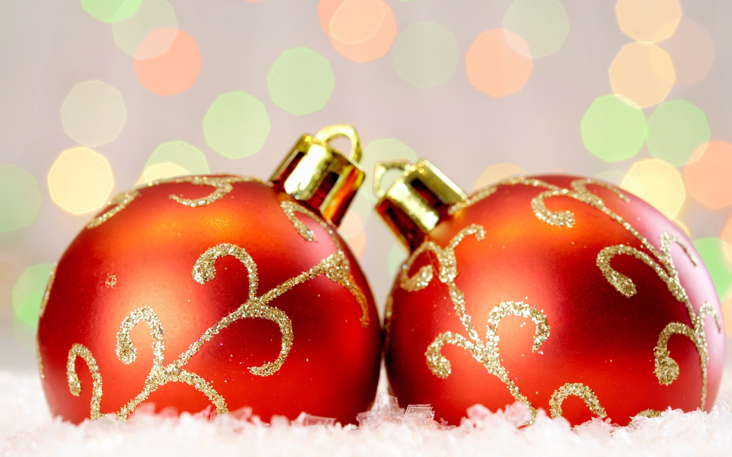 Christmas Balls - HD Wallpaper 