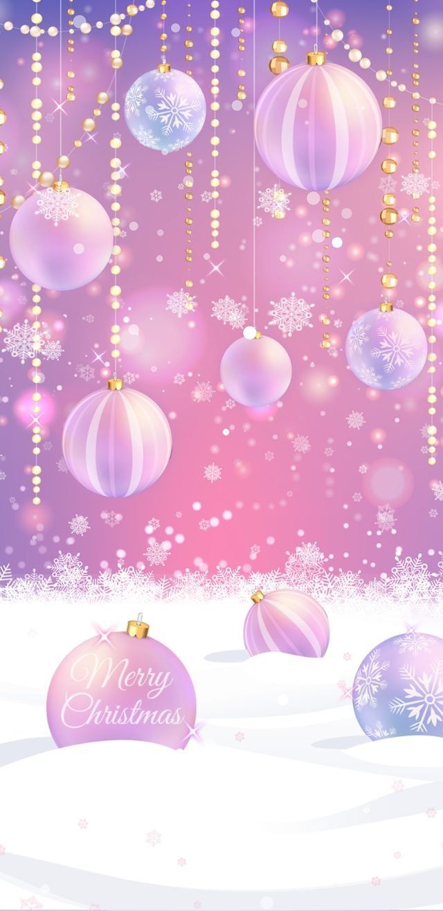 Cute Wallpaper Christmas Background Pink - HD Wallpaper 