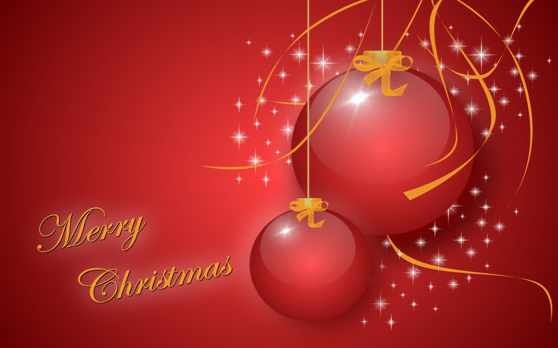 Merry Christmas Balls Red Hd Wallpaper Widescreen Desktop - Christmas Poster Background Hd - HD Wallpaper 