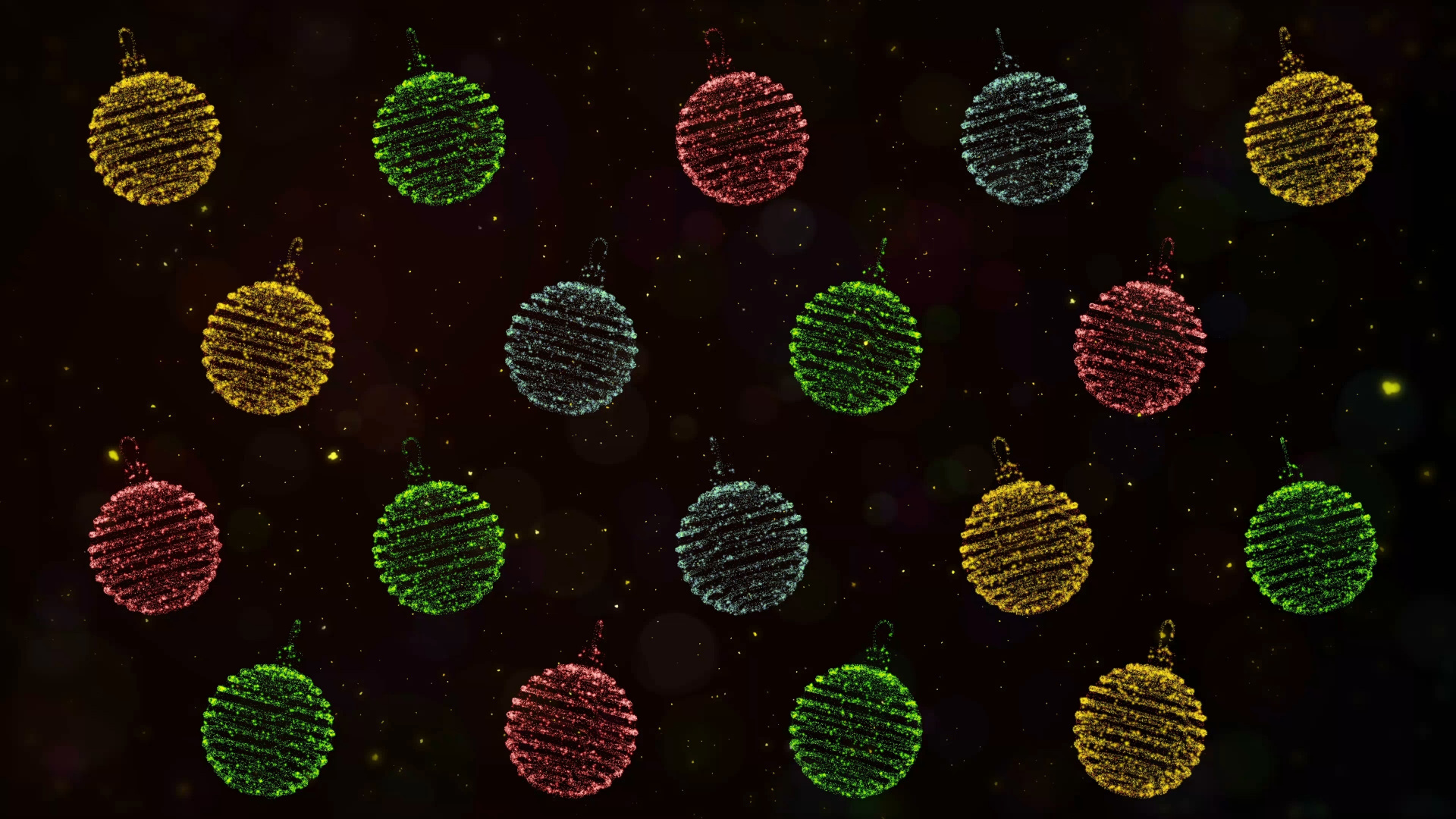 Christmas, Decoration Balls, Art, Wallpaper - Wallpaper - 1920x1080