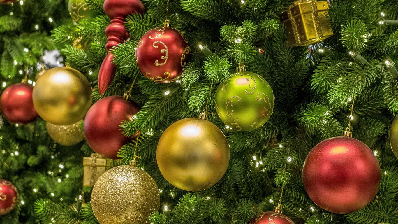 Wallpaper Christmas Tree, Balls, New Year, Christmas, - Christmas Wallpaper Iphone Xs Max - HD Wallpaper 