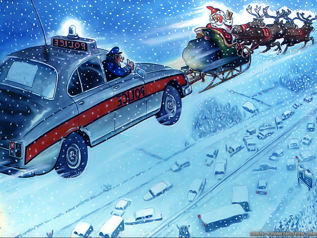 Funny Christmas Wallpaper - HD Wallpaper 