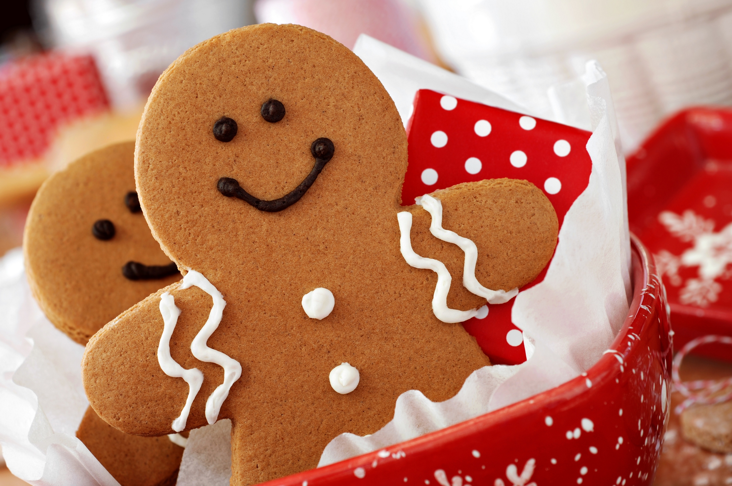 Christmas Cookies Close Up - HD Wallpaper 