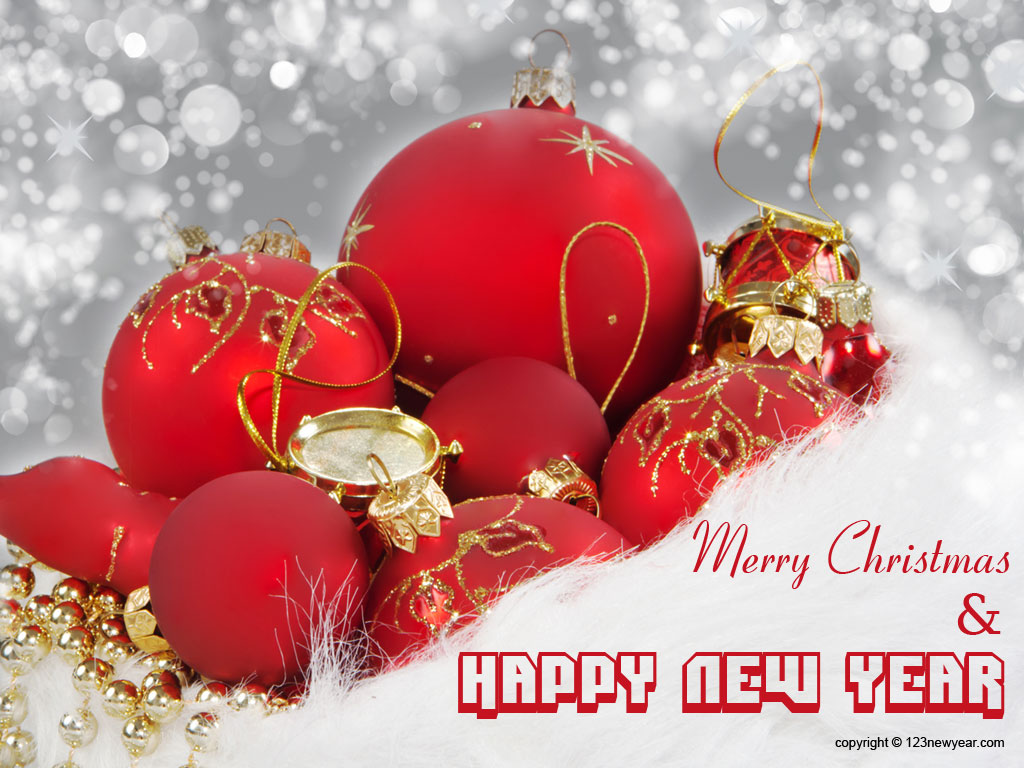 Merry Christmas Happy New Year Love - HD Wallpaper 