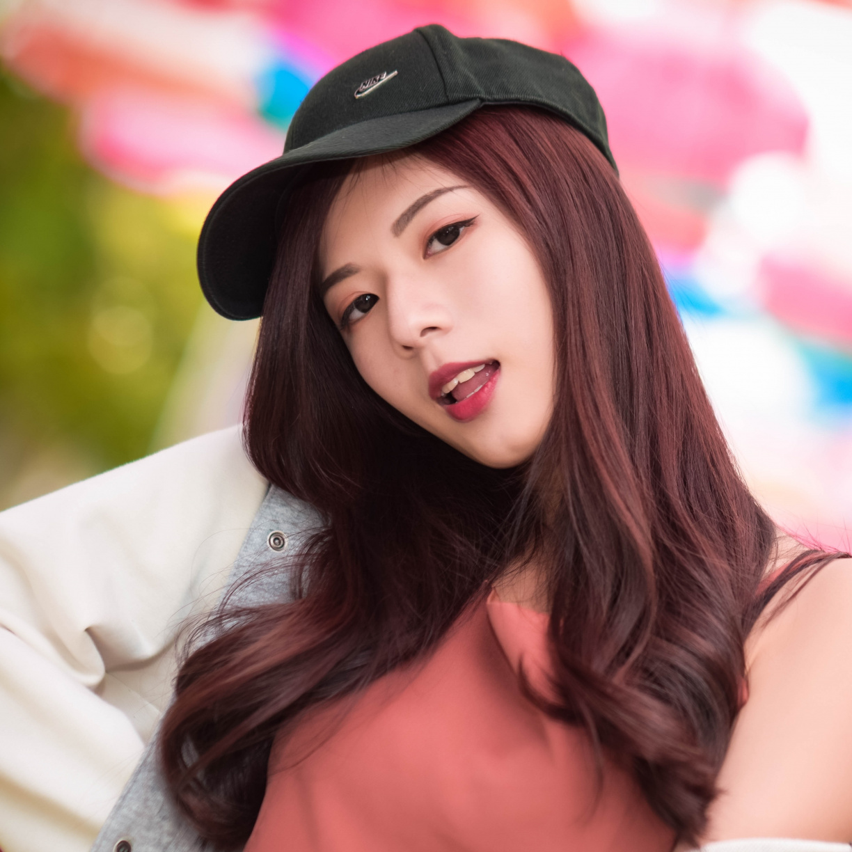 Beautiful, Baseball Cap, Asian Woman, Wallpaper - HD Wallpaper 
