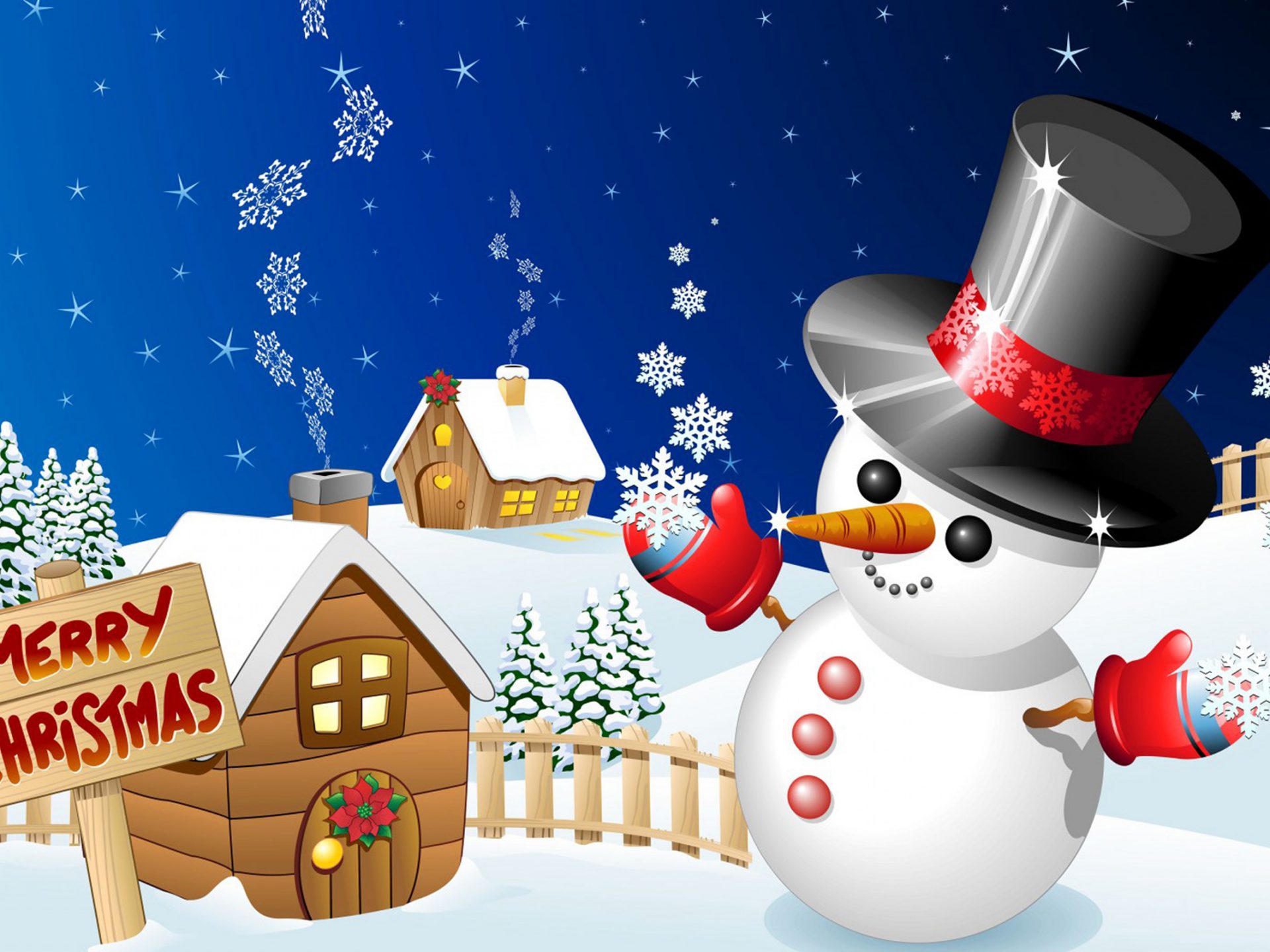 Merry Christmas Live Wallpaper - HD Wallpaper 