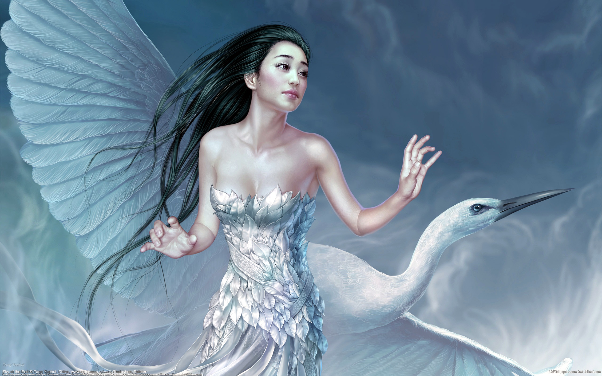 Cg Asian Girl Wallpaper - HD Wallpaper 