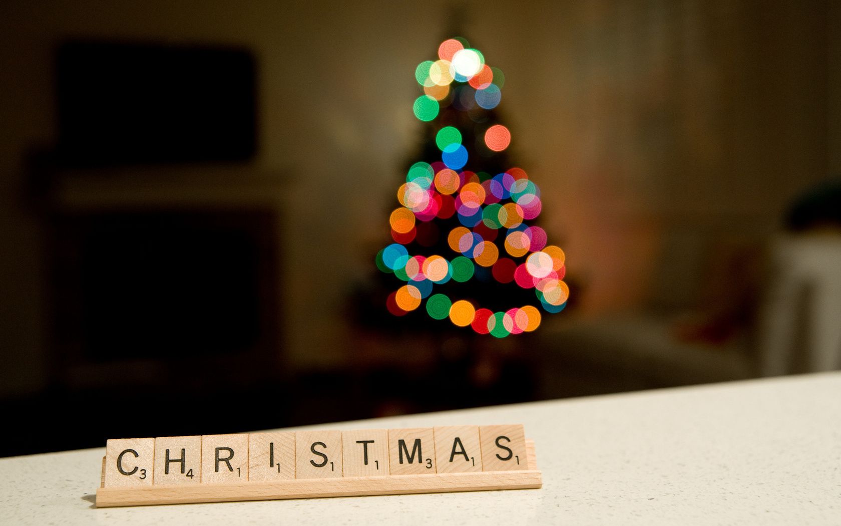 Christmas Blur - Blurry Christmas Tree Background - HD Wallpaper 