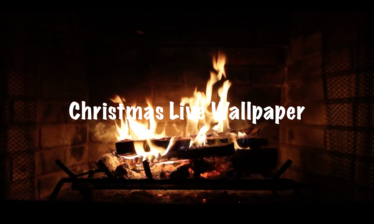 Christmas Live Wallpaper - Flame - HD Wallpaper 