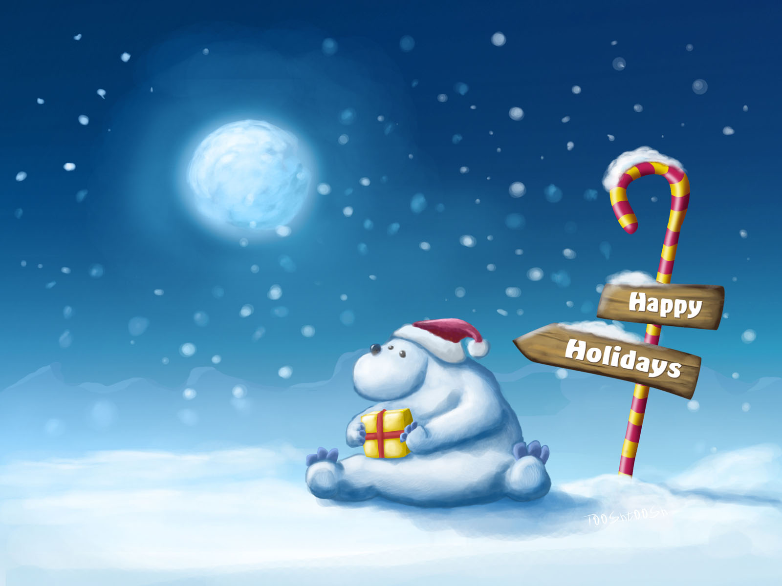 Fun Happy Holiday Wishes - HD Wallpaper 