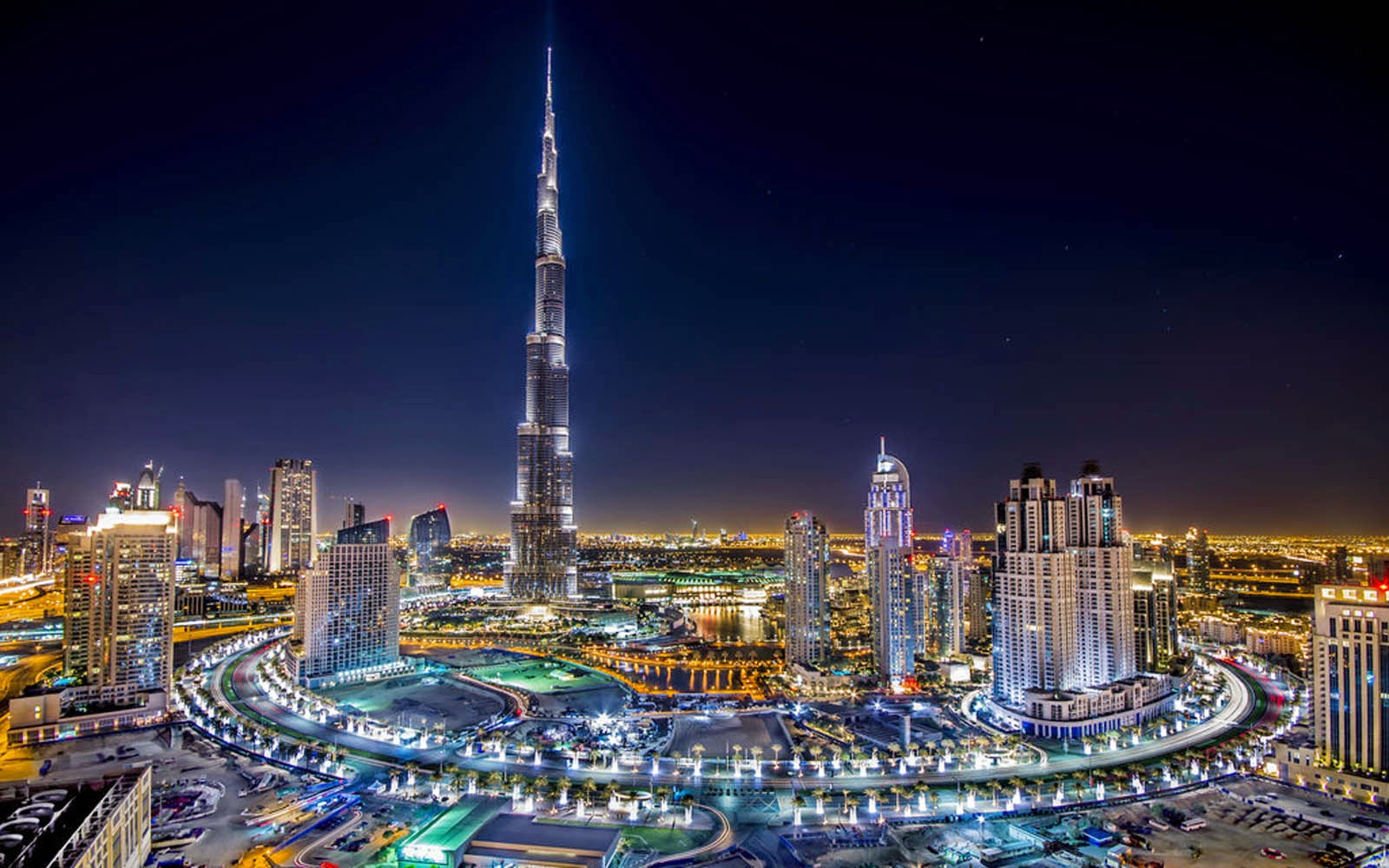 Dubai Burj Khalifa Night 1600x1000 Wallpaper Teahub io