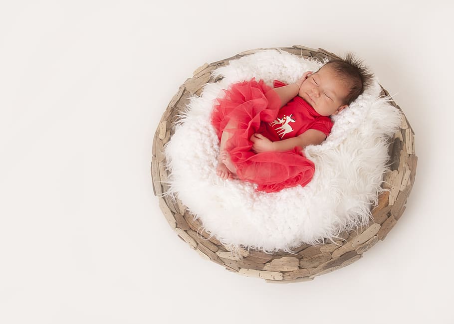 Baby, Christmas, Love, Inka, Beautiful Girl, Studio - Baby Foto Weihnachten - HD Wallpaper 