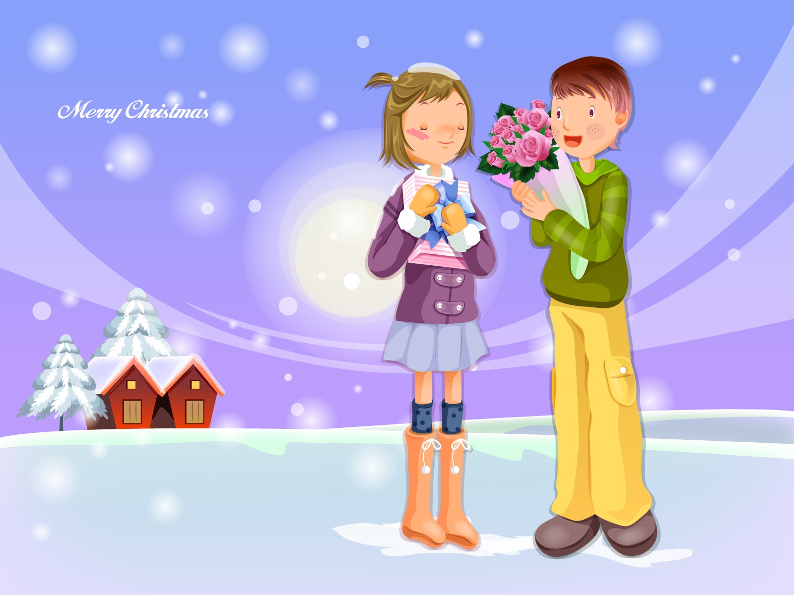 Sweet Christmas Gifts - New Year Wishes In Advance - HD Wallpaper 