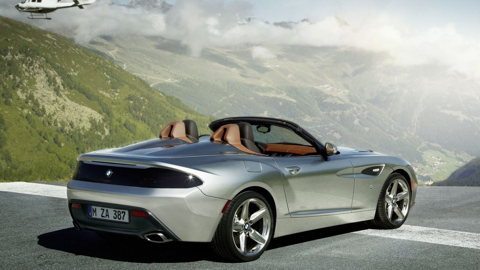 Awesome Roadster Car Bmw Zagato And Mountain View - Bmw Zagato Roadster - HD Wallpaper 