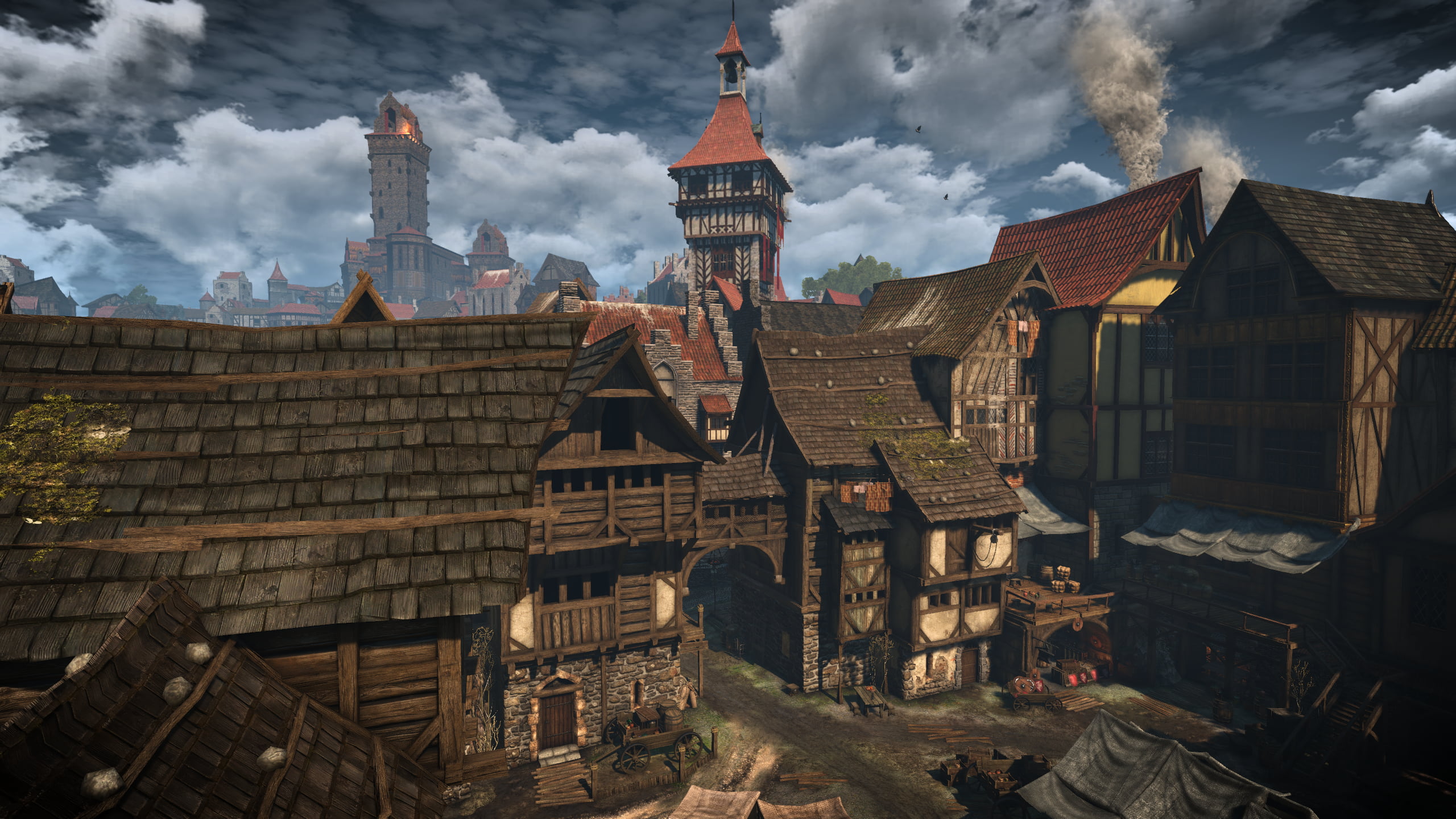 Witcher 3 Novigrad Houses - HD Wallpaper 
