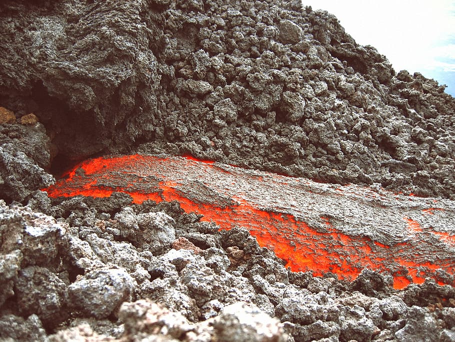 Lava, Magma, Volcano, Geology, Rock, No People, Rock - Volcanic Material - HD Wallpaper 
