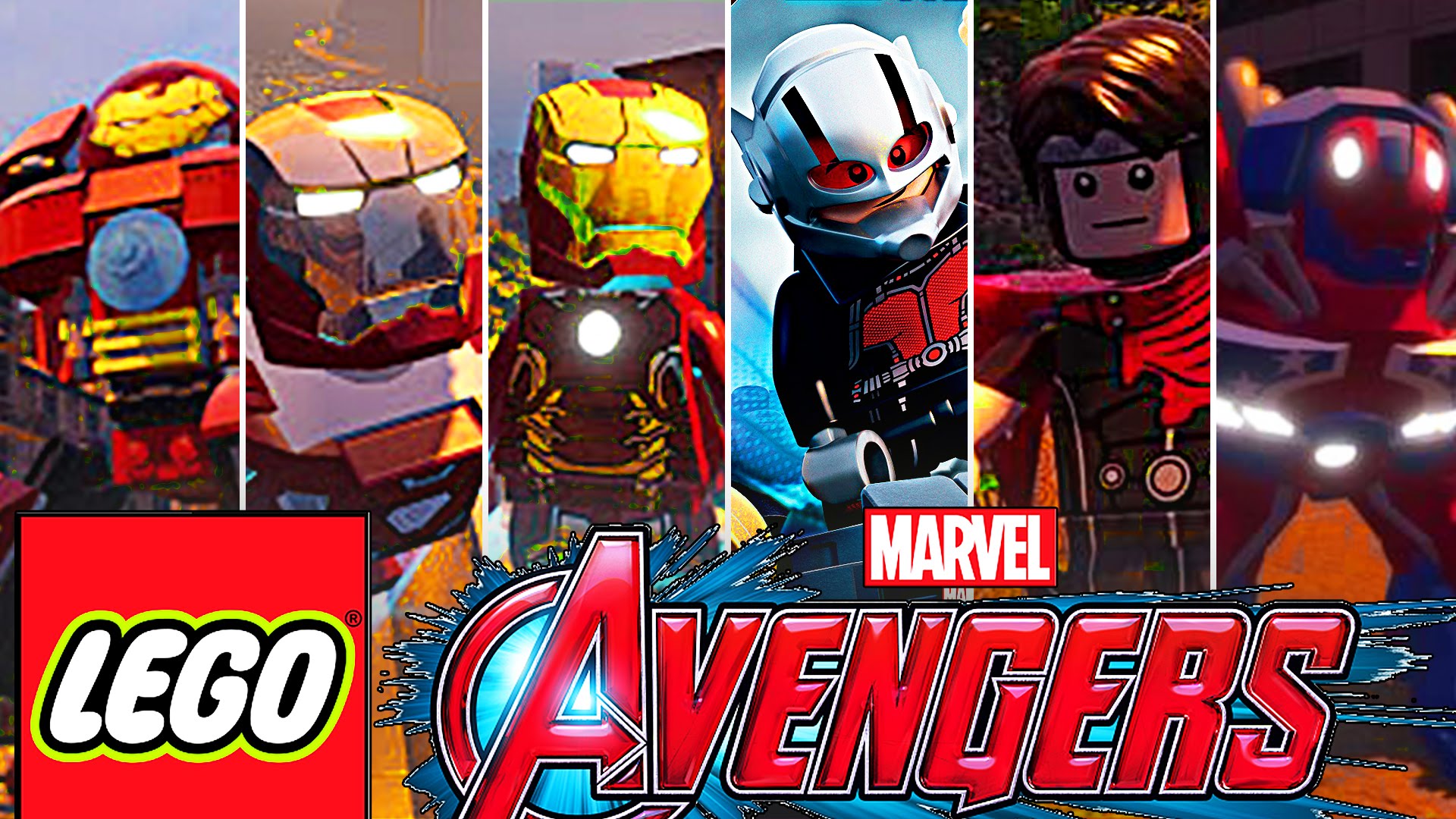 Lego Marvel Avengers Wallpaper - Lego Avenger Ant Man - HD Wallpaper 