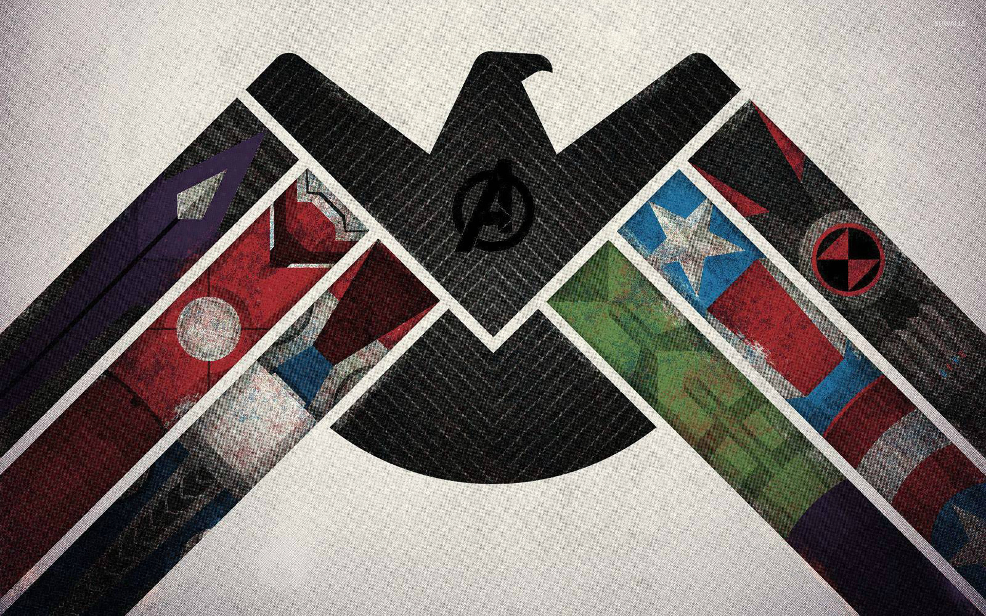 Avengers Logo Wallpaper Hd - HD Wallpaper 