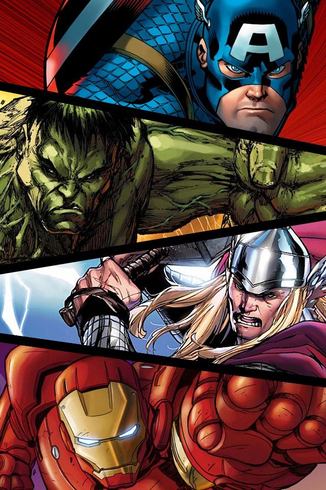 Marvel Comic Wallpaper Iphone - HD Wallpaper 