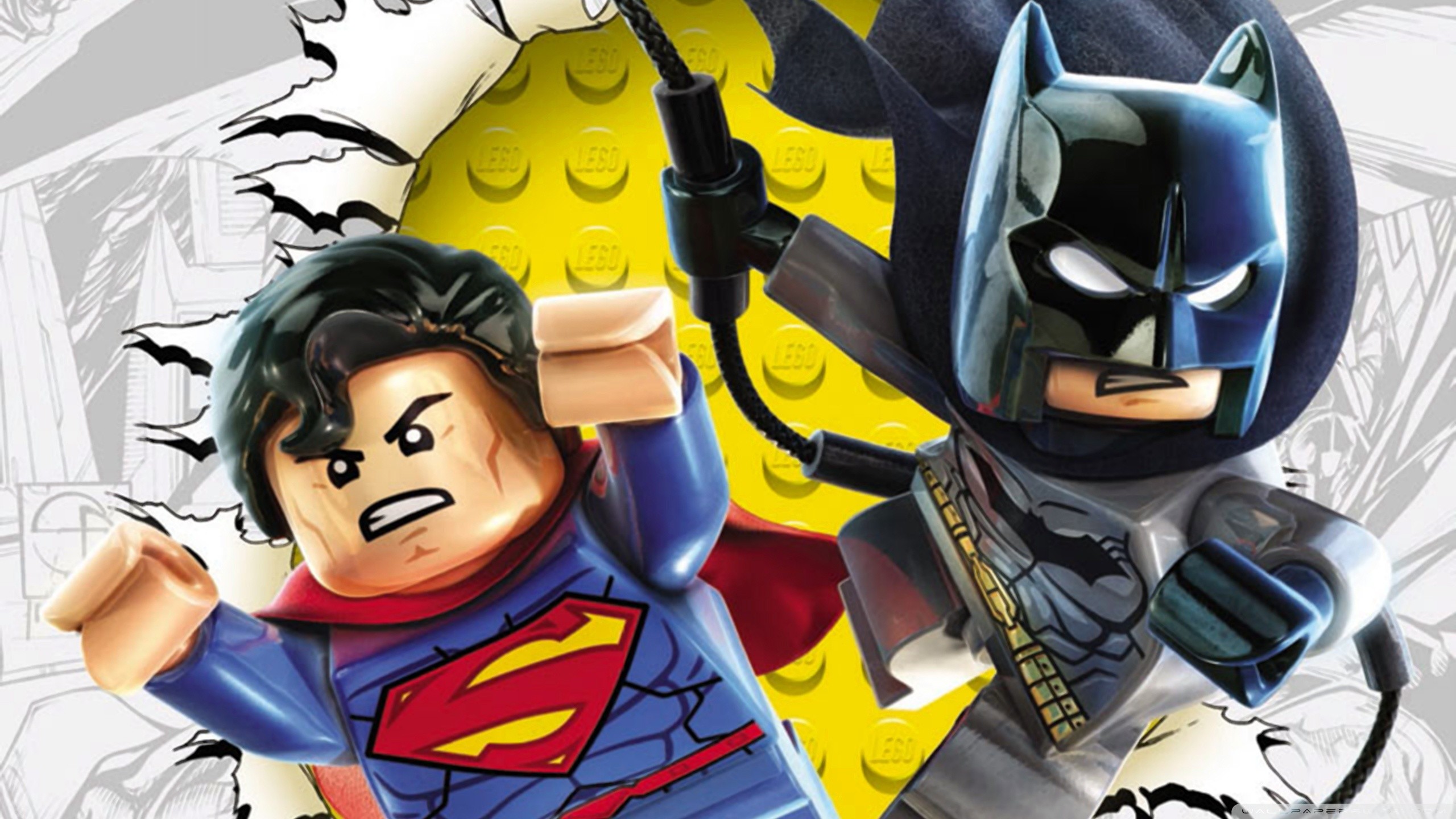 Rate This Wallpaper 
 Data-src /w/full/a/a/b/28919 - Batman Y Superman Lego - HD Wallpaper 
