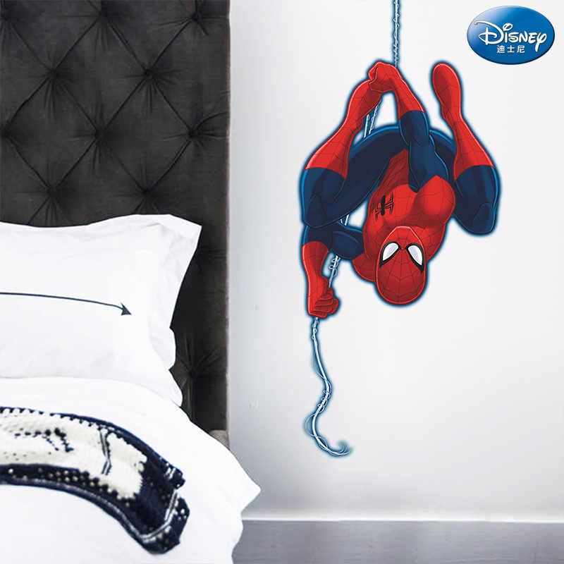 3d Wallpaper Broken Wall Marvel Dc Spiderman Boy S - Wall Stickers Of Spider Man - HD Wallpaper 