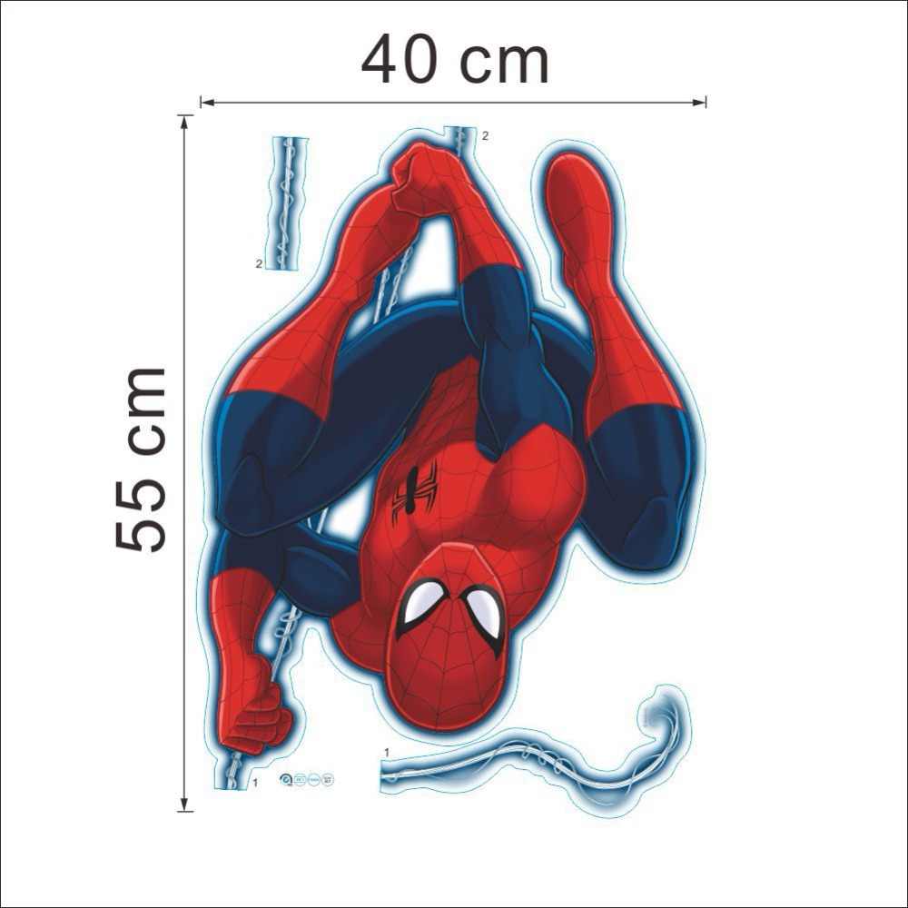 3d Wallpaper Broken Wall Marvel Dc Spiderman Boy S - Spiderman Wallsticker - HD Wallpaper 