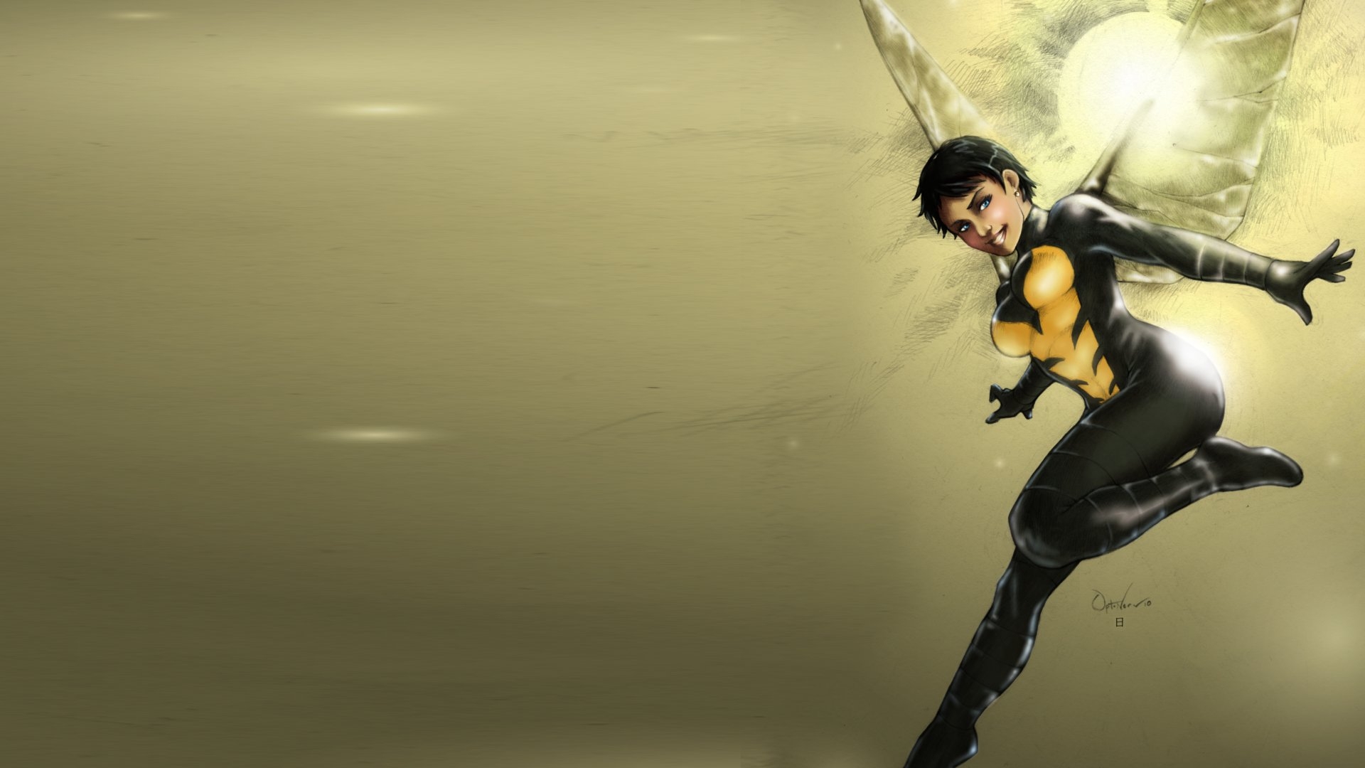 Wasp Wallpaper Marvel - HD Wallpaper 