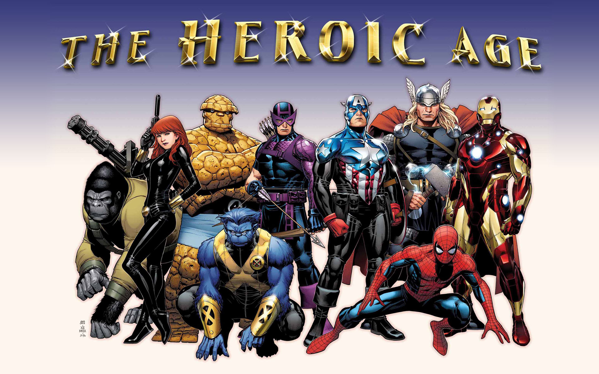 Original Avengers Team Comics - HD Wallpaper 