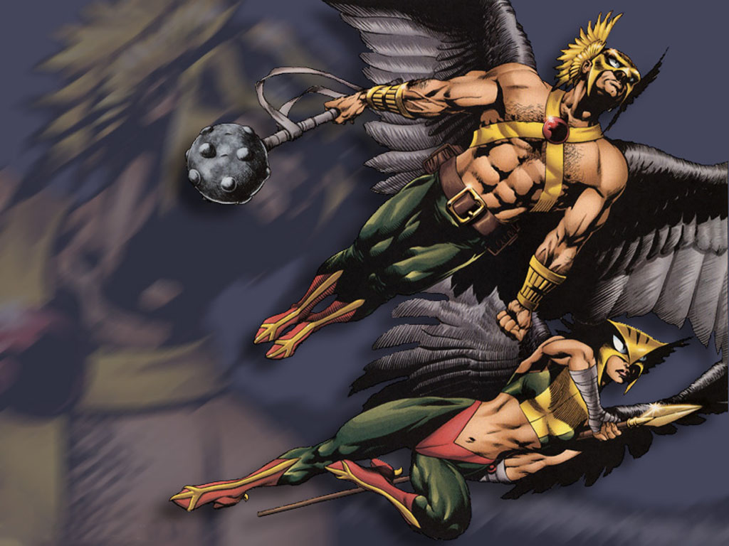 Superhero Wallpapers-hawkman - Hawkman And Hawkgirl Comics - HD Wallpaper 