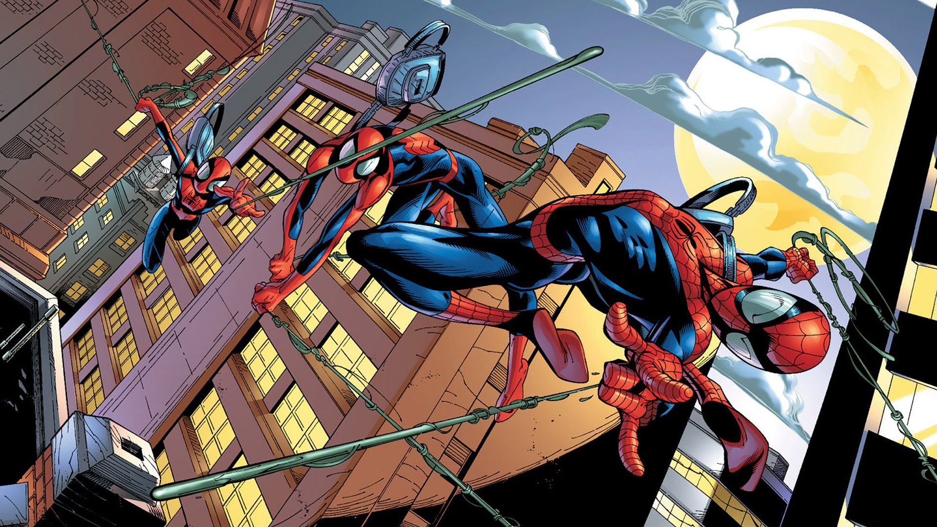 Data-src /w/full/c/c/d/63983 - Ultimate Spider Man Covers - HD Wallpaper 