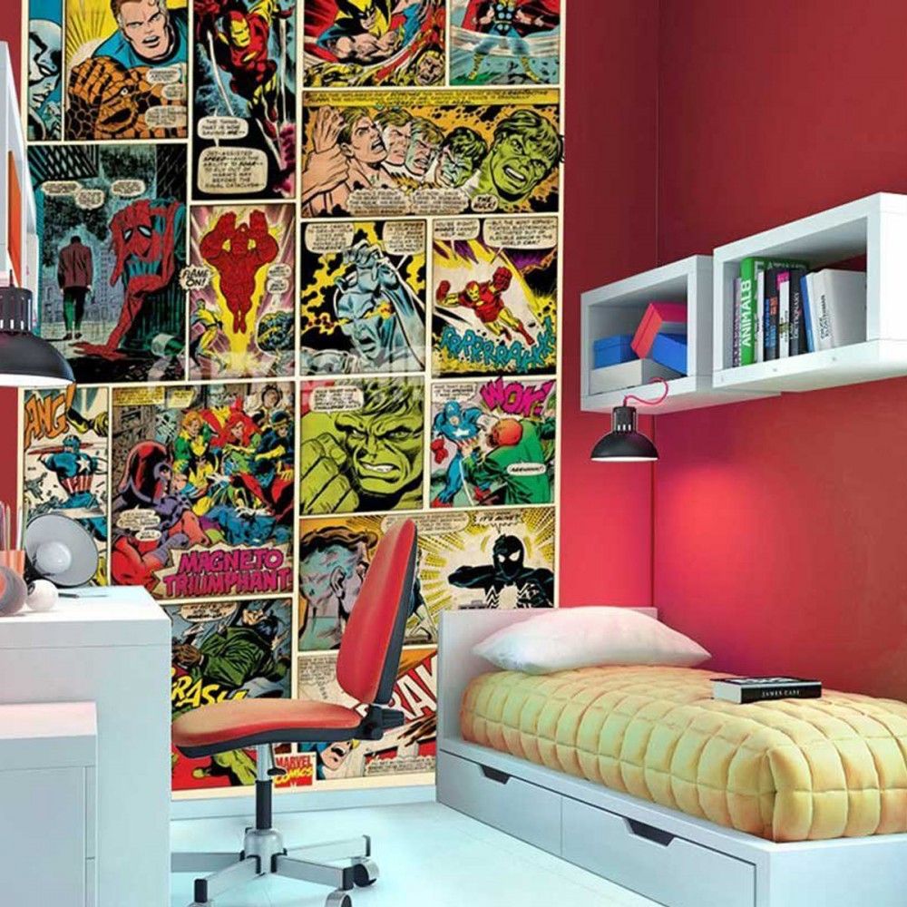 Marvel Themed Bedrooms - HD Wallpaper 