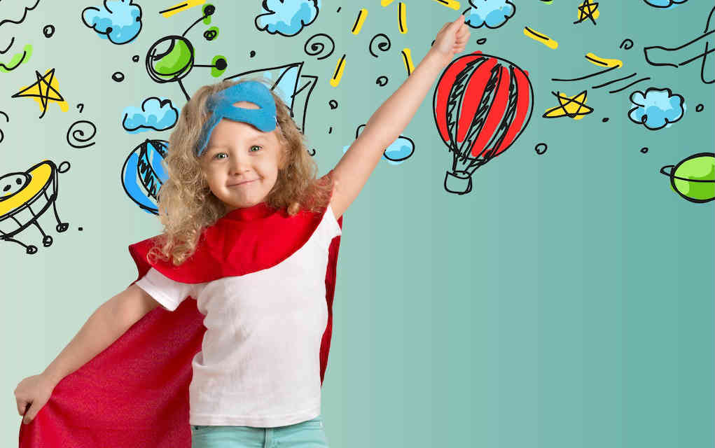 Superhero Bedroom Ideas - Book Imagination Children - HD Wallpaper 