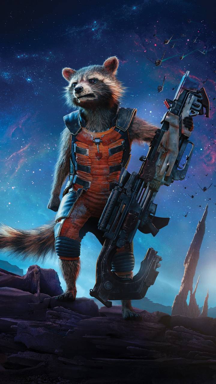 Rocket Raccoon Wallpaper 4k Iphone - HD Wallpaper 