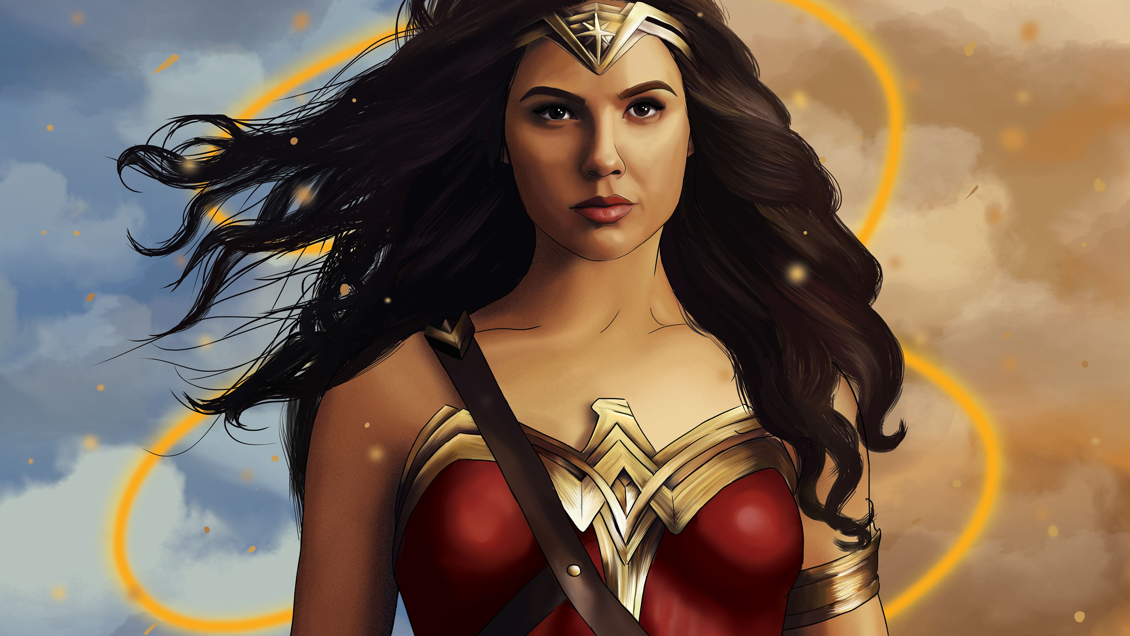 Wonder Woman 4k Artworks - 1080p Wonder Woman Hd - HD Wallpaper 