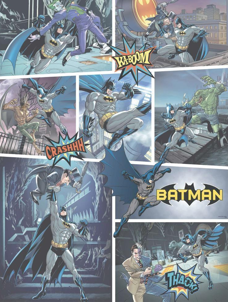 Batman Comic Strip Dc - HD Wallpaper 