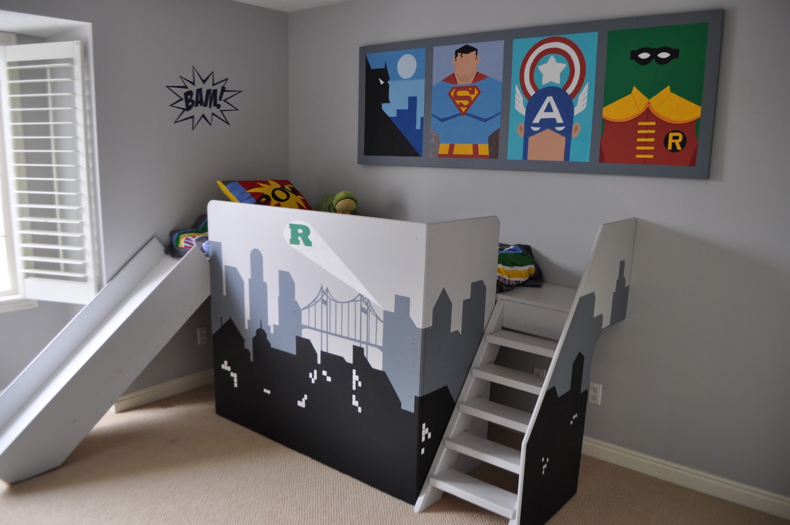 Superhero Room Decor Uk - Superhero Bed - HD Wallpaper 