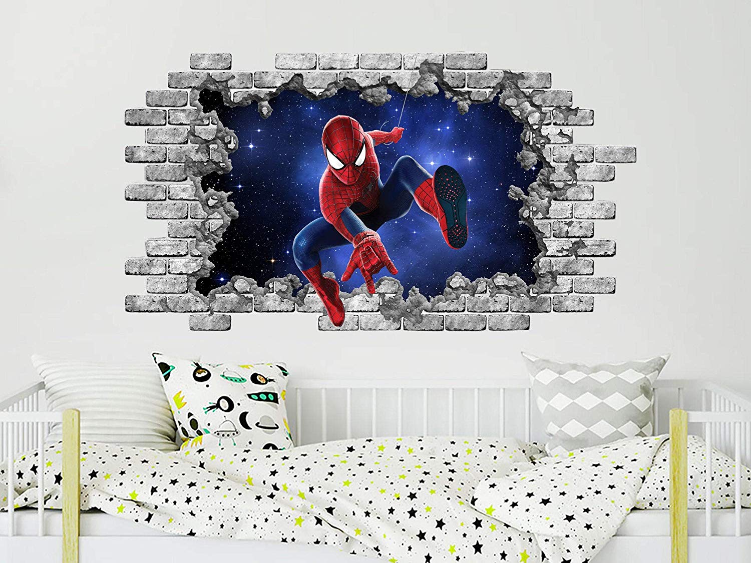 Dinosaur Wall Hole Decal - HD Wallpaper 