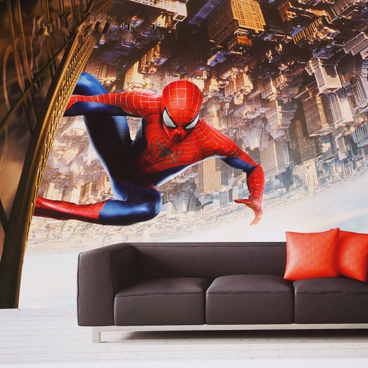 Dessin Papier Peint 3d Spiderman - HD Wallpaper 
