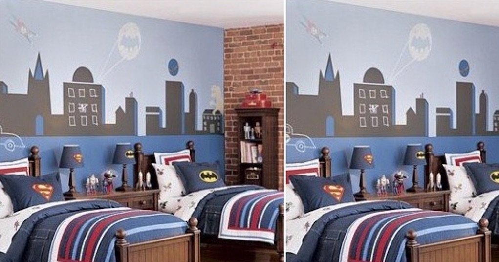 Superhero Inspired Kids Bedroom Ideas Image From Homedit - Boy Superhero Bedroom Ideas - HD Wallpaper 