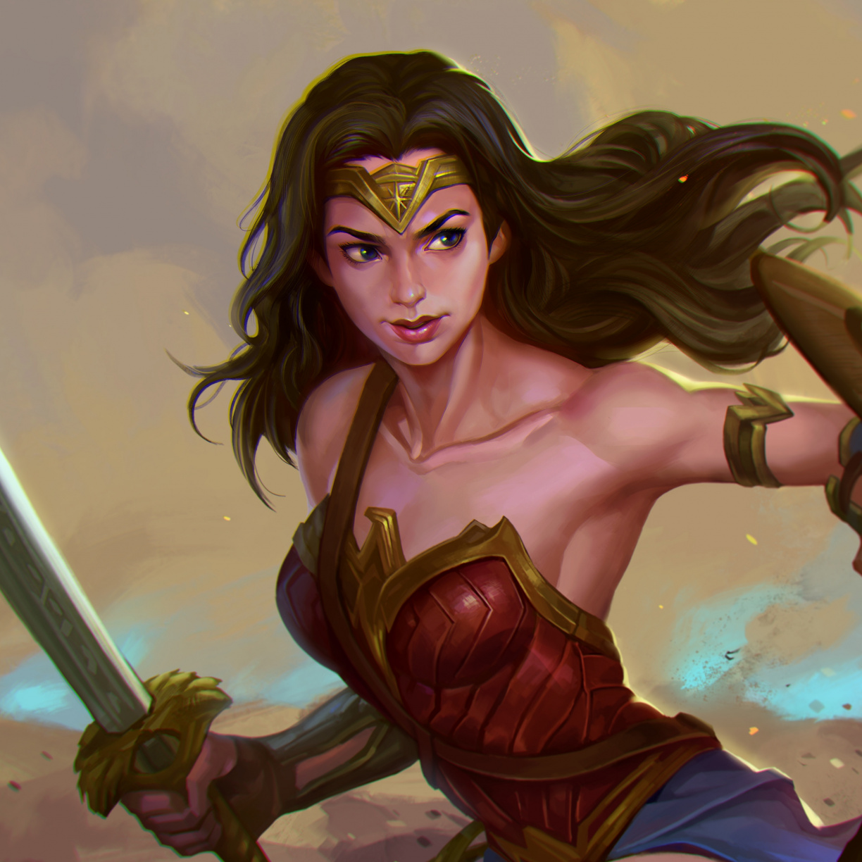 Wonder Woman - HD Wallpaper 