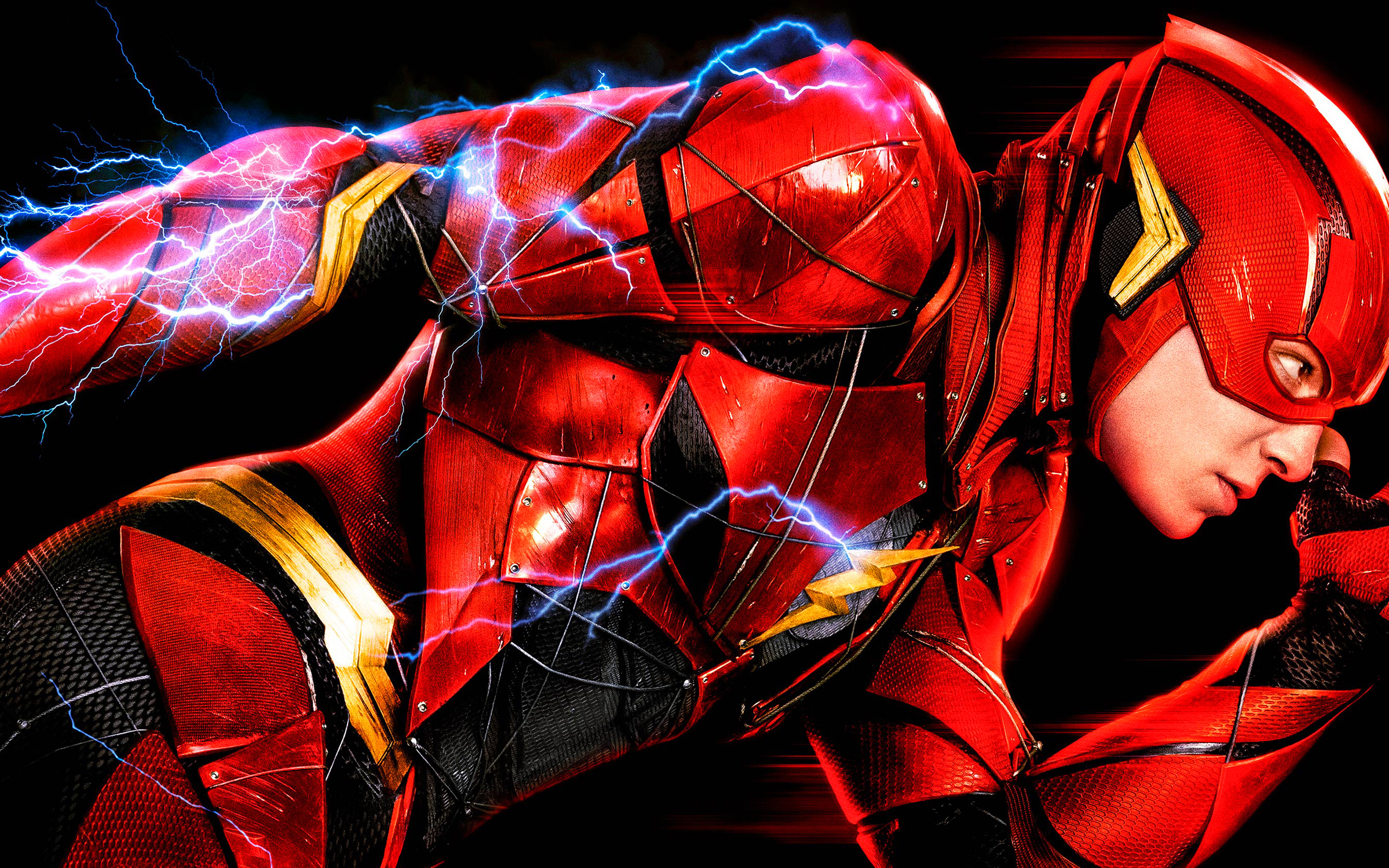 Flash, Superheroe, Justice League, Art, The Flash - HD Wallpaper 