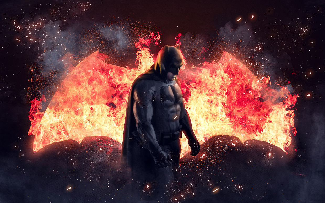 Cuadro Batman El Caballero De La Noche - HD Wallpaper 