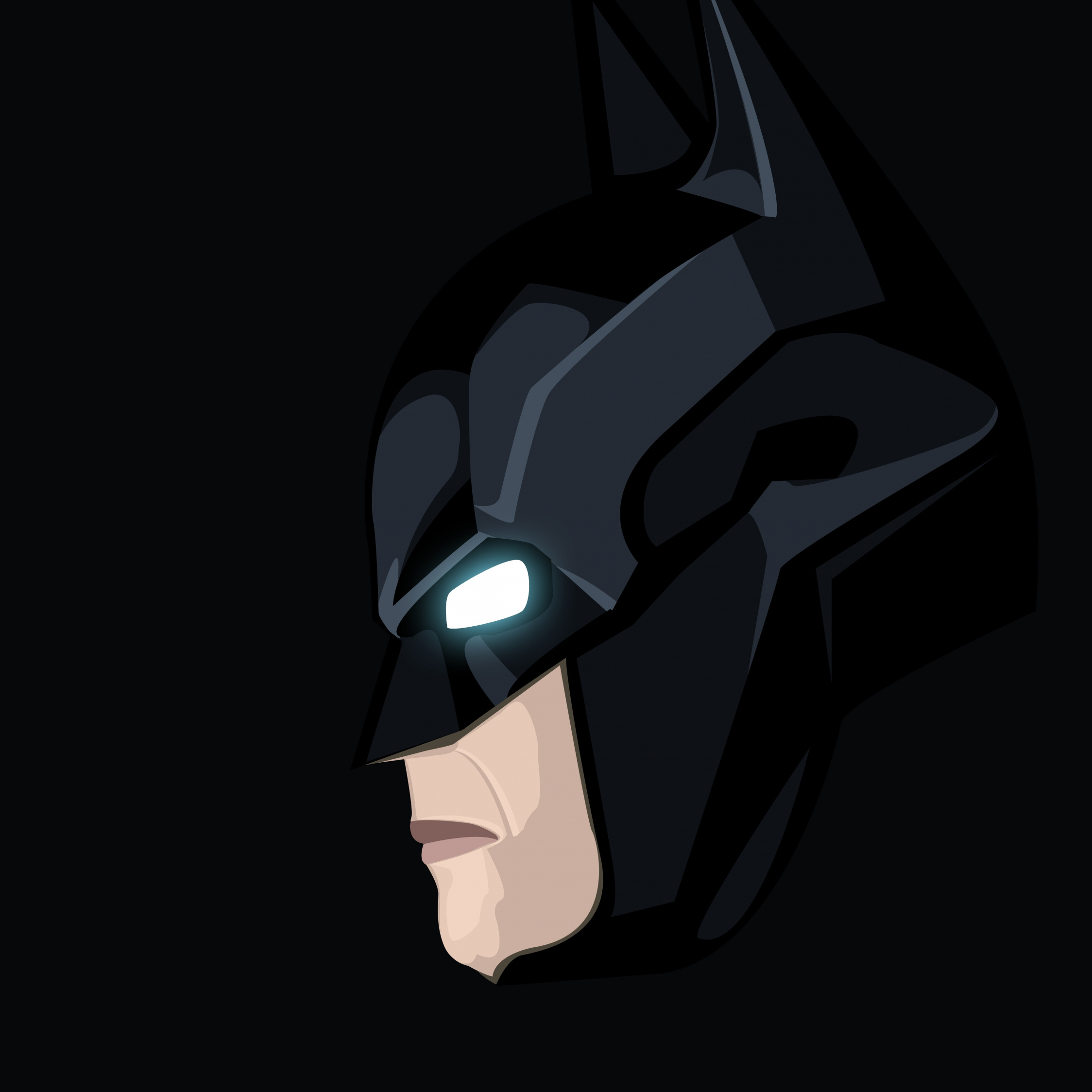 Dark Knight, Batman, Minimal, Art, Wallpaper - The Dark Knight - HD Wallpaper 