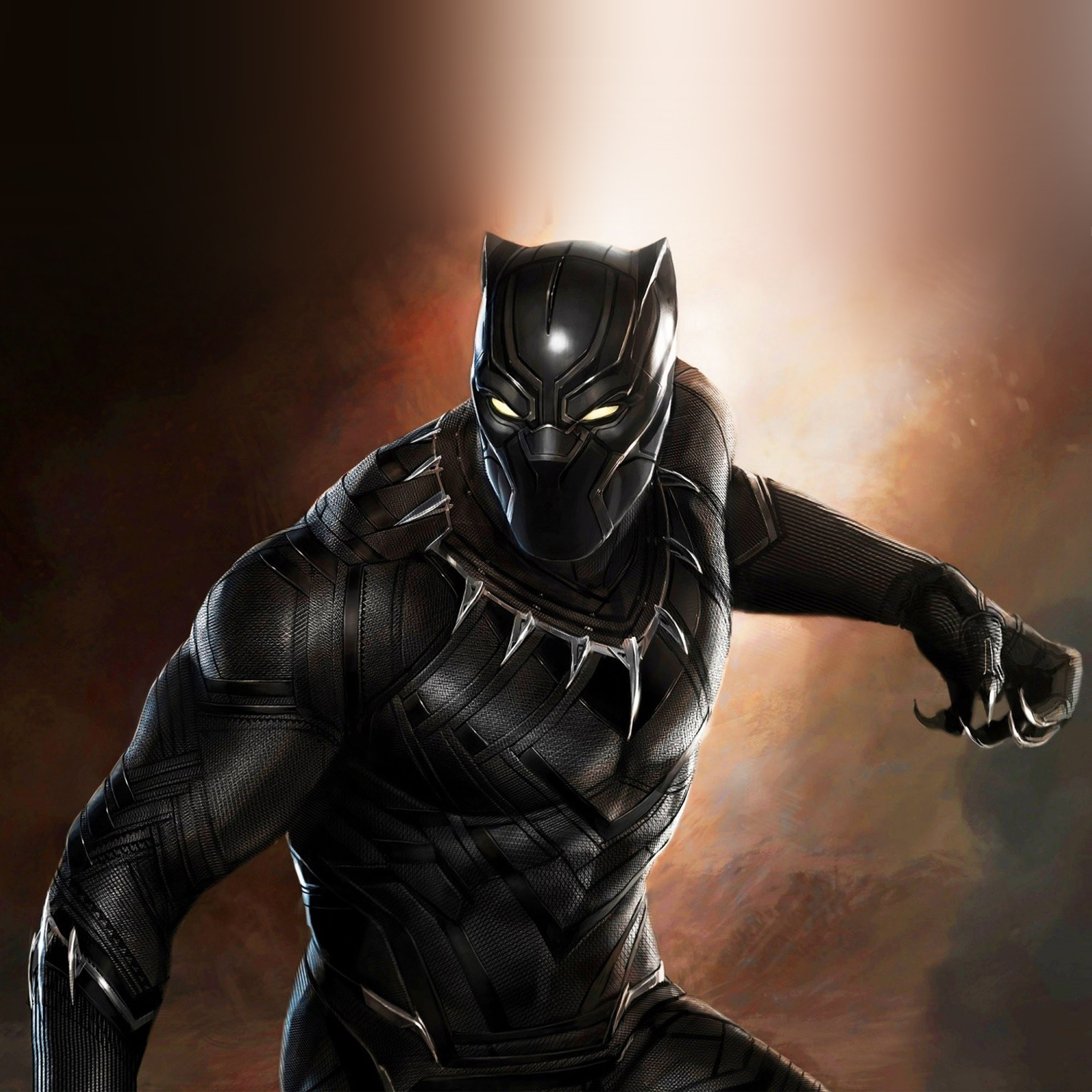 Super Hero The Black Panther - HD Wallpaper 