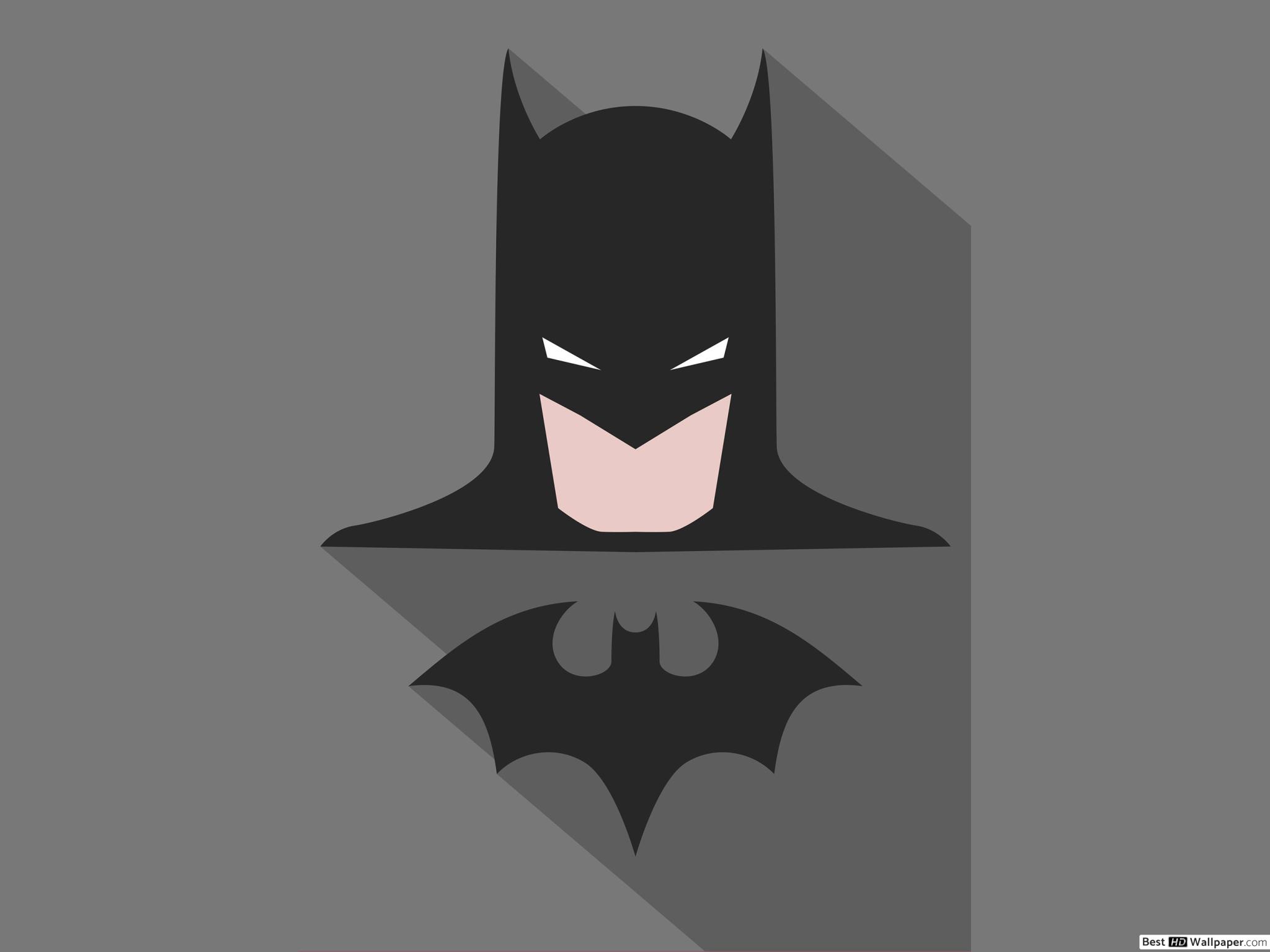 Batman Minimalist Wallpaper Art - HD Wallpaper 