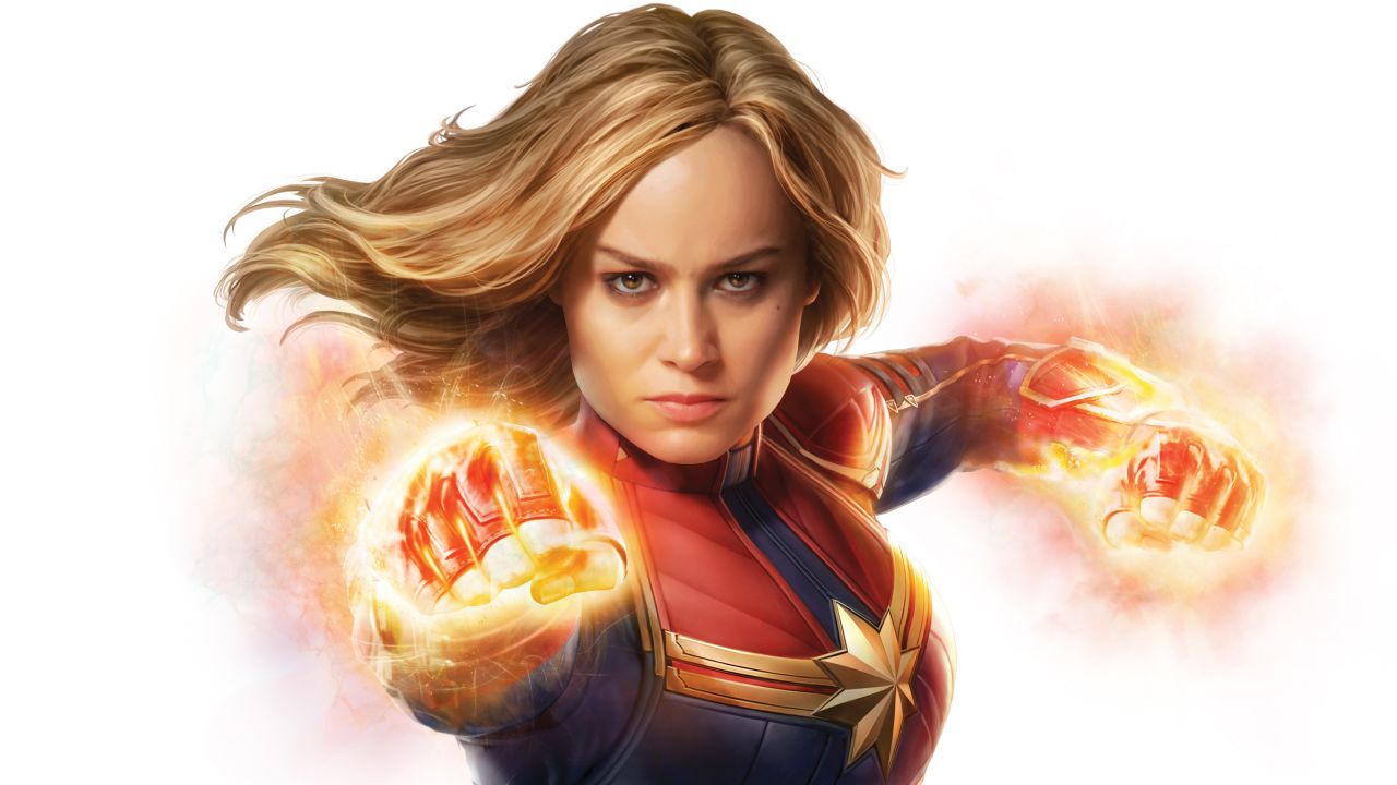 Captain Marvel Wallpaper 4k - HD Wallpaper 