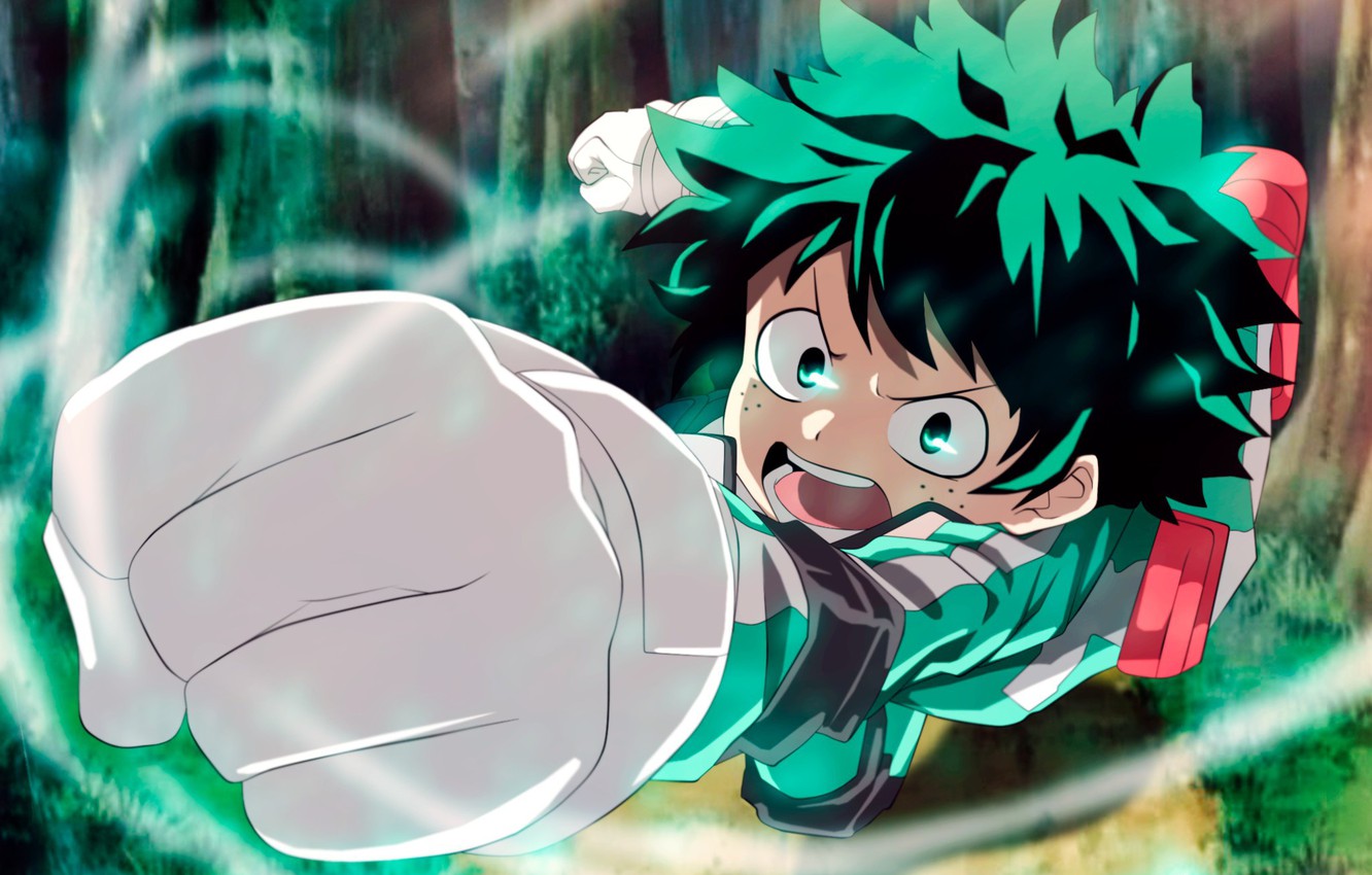 Photo Wallpaper Anime, Hero, Manga, Yuusha, Seifuku, - 绿 谷 出 久 壁纸 - HD Wallpaper 