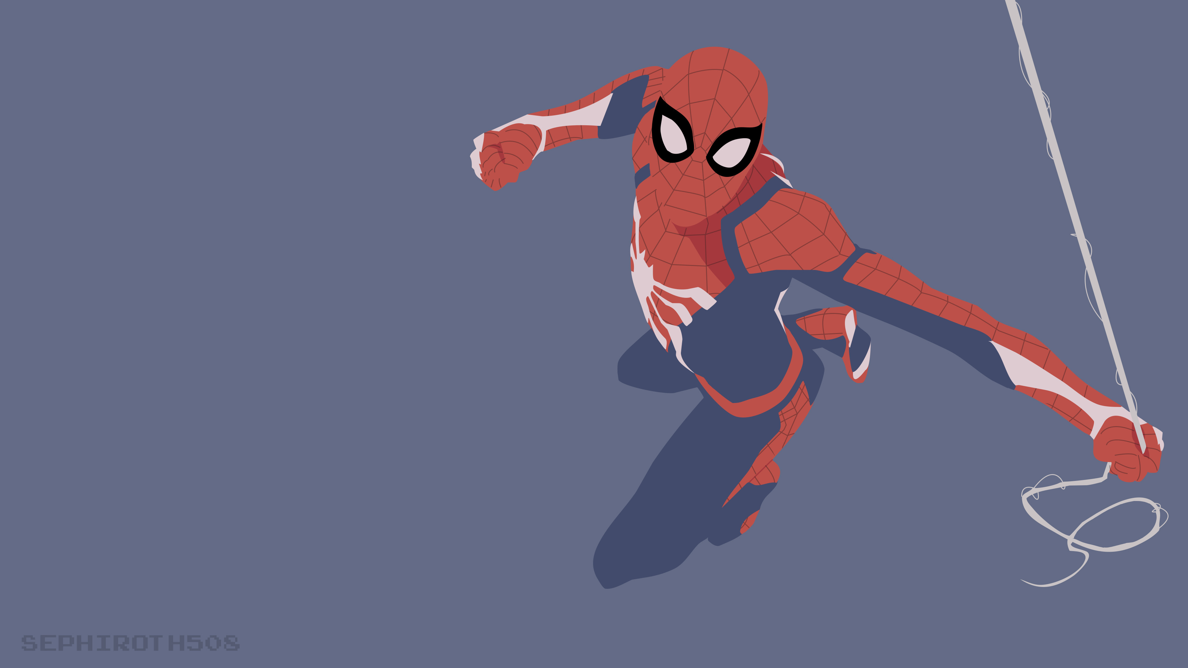 3840x2160, Spiderman Ps4 Minimalist 
 Data Id 105298 - Spider Man Illustration Best - HD Wallpaper 