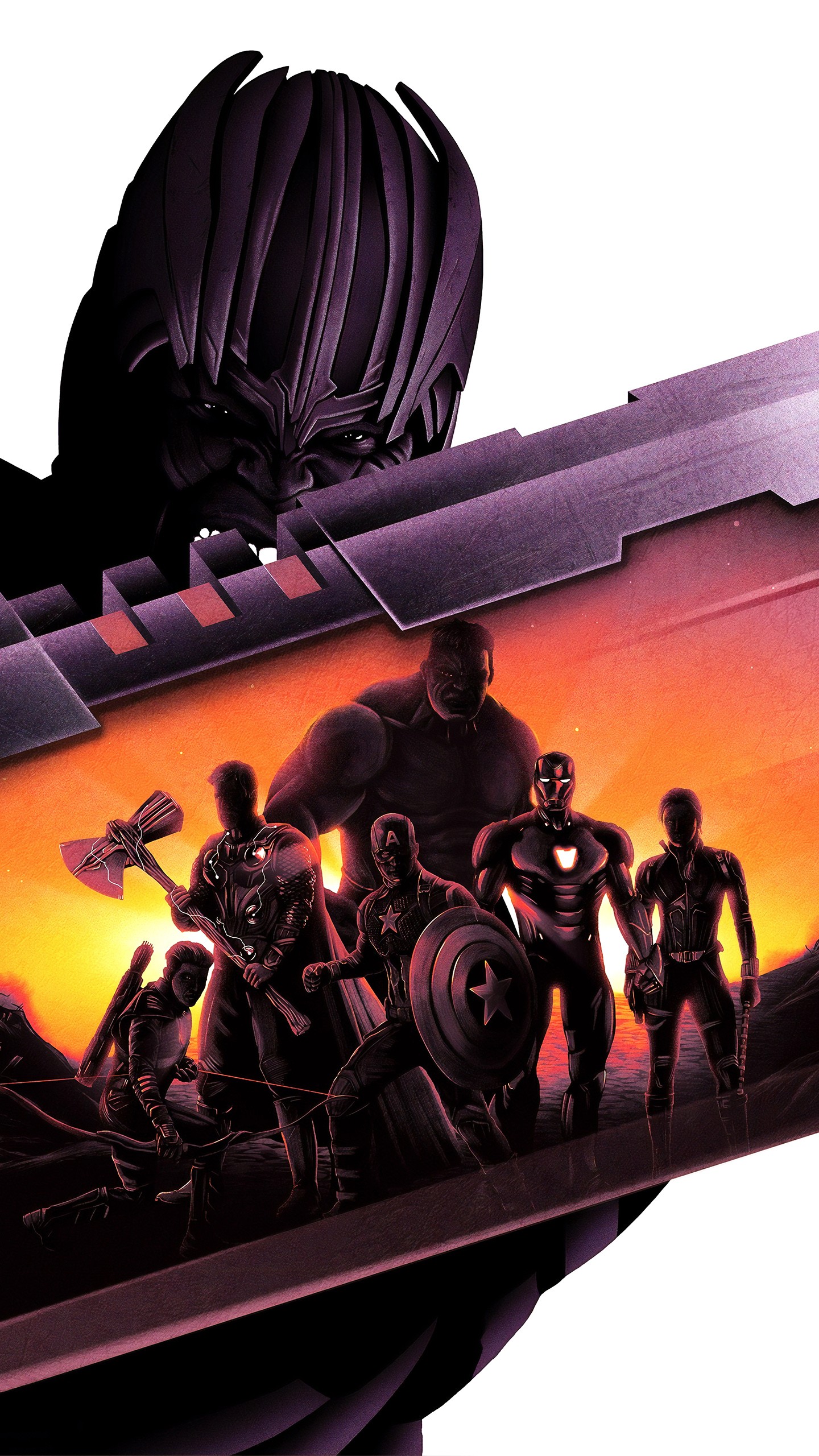 Thanos Wallpaper Avengers Endgame - 1440x2560 Wallpaper 
