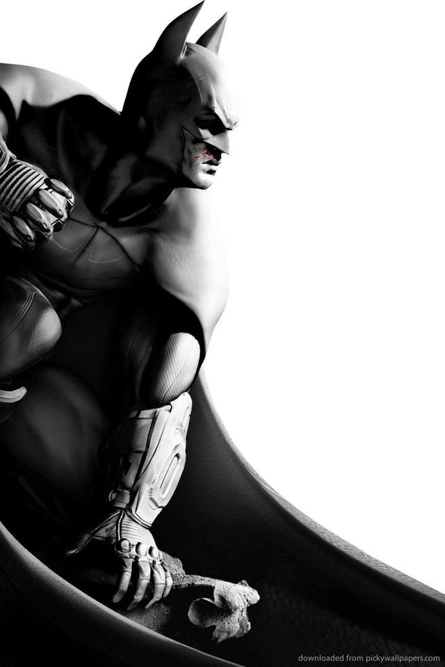 Superhero Batman Iphone Background Wallpaper Wallpapers - Batman Arkham City Iphone - HD Wallpaper 